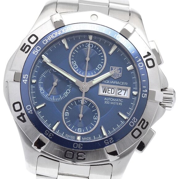 TAG HEUER Aqua racer CAF2012 Chronograph day date Automatic Men's Watch_879844 - Picture 5 of 6
